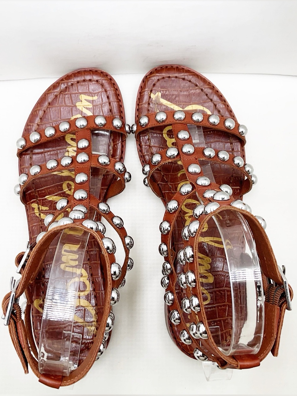 {Sam Edelman} Eavan Studded Gladiator Sandals - Picture 13 of 16